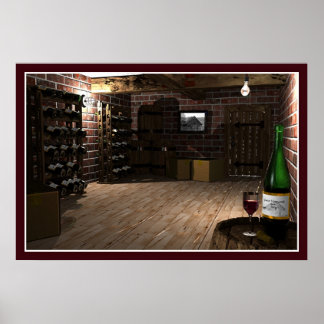 De wijnkelder (Guest Vineyards) Poster