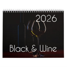 De Wijnmuurkalender 2026 - Zwart & Wijn Kalender