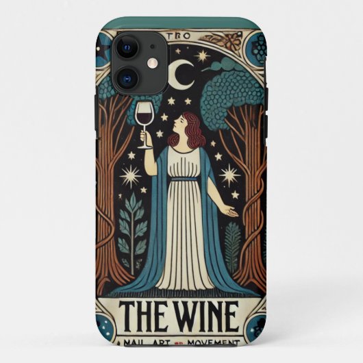 De wijntarot Kaart Case-Mate iPhone Case (Achterkant)