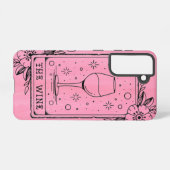 De wijntarot Kaart Samsung Galaxy Hoesje (Achterkant horizontaal)