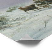 De wijnweg op de markt poster (Hoek)