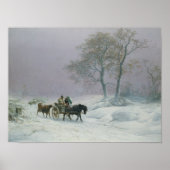 De wijnweg op de markt poster (Voorkant)