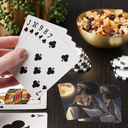 De wijze vrouw pokerkaarten (Insitu)