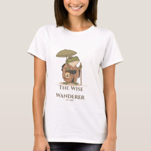 De Wijze Zwerverskikker met Lantaarn Illustratie T-shirt
