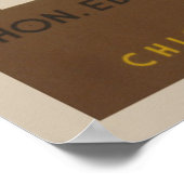 De Wijzerplaat van Chicago Ida B van de Wijzerplaa Poster (Hoek)