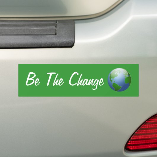 De wijziging bumpersticker (Op auto)