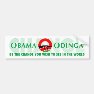 De wijziging bumpersticker