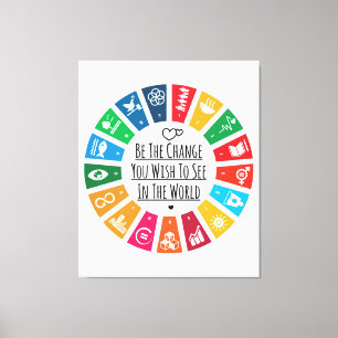 De wijziging canvas afdruk