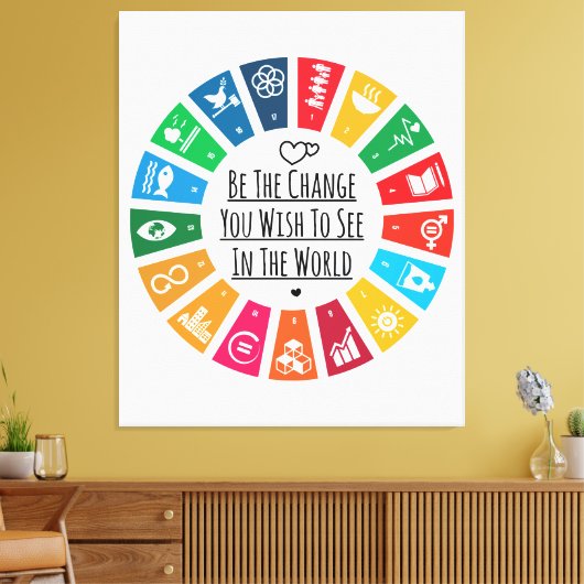 De wijziging canvas afdruk (Insitu (Woonkamer))