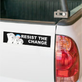 De wijziging weerstaan bumpersticker (Op Truck)