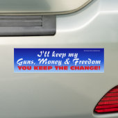 De wijzigingsbumper behouden bumpersticker (Op auto)