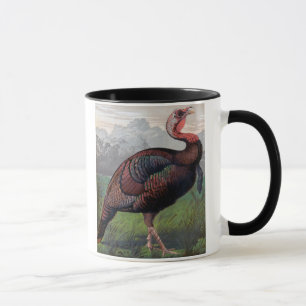 De Wild American Turkey Cock, illustratie van " Mok