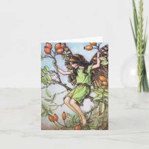 De Wild Roos Hip Fairy - Gepersonaliseerd Kaart