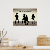 De Wild West Custom Text Poster (Keuken)