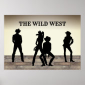 De Wild West Custom Text Poster (Voorkant)