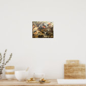 De Wilde Boar Hunt Poster (Keuken)