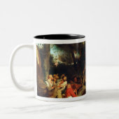 De Wilde Boar Hunt Tweekleurige Koffiemok (Links)