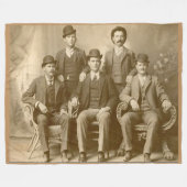 De wilde bunch fleece dekens (Voorkant (Horizontaal))