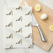 De wilde eend (Anas platyrhynchos) Theedoek (Quarter Fold)