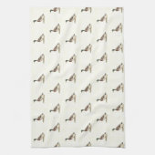 De wilde eend (Anas platyrhynchos) Theedoek (Verticaal)