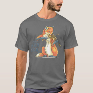 De Wilde Folk Fox op Fiddle T-shirt