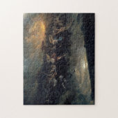 De Wilde Hunt van Odin, 1872, van Peter Nicolai Ar Legpuzzel (Verticaal)