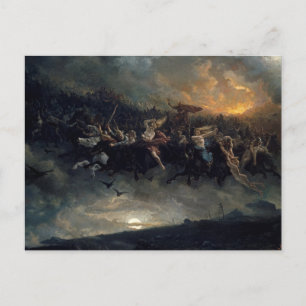 De wilde jacht op Odin door Peter Nicolai Arbo Briefkaart