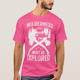 De wilde natuur van de campagne moet de Ontdekking T-shirt