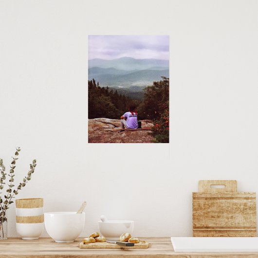 De wilde natuur veroveren poster (Keuken)