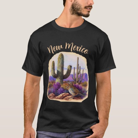 De wilde Natuur woestijn van New Mexico T-shirt (Voorkant)
