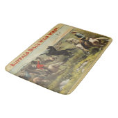 De wilde paarden van Buffalo Bill Badmat (Gekanteld)