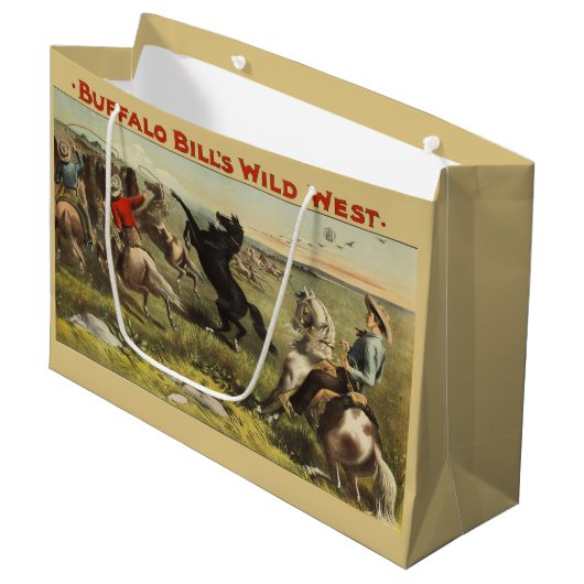 De wilde paarden van Buffalo Bill Groot Cadeauzakje (Voorkant Gekanteld)