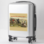 De wilde paarden van Buffalo Bill Sticker (Koffer)