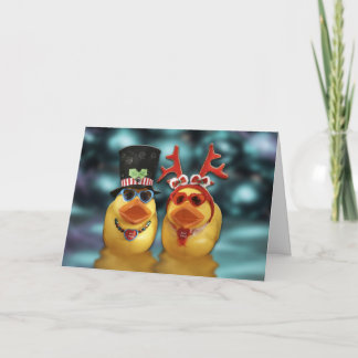 De wilde Pret van Kerstmis van Dingen Feestdagen Kaart