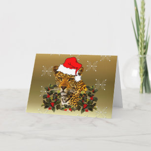 De Wilde staking van Kerstmis Feestdagen Kaart