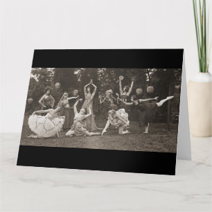 De wilde Vrouwen dansen 1924 Kaart