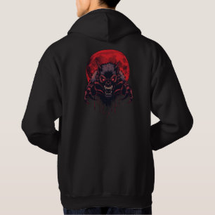 De wilde weerwolf Halloween Hoodie