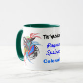 De wilde zijvogel mok (Voorkant links)