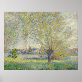 De wilgen Claude Monet 1880 Poster