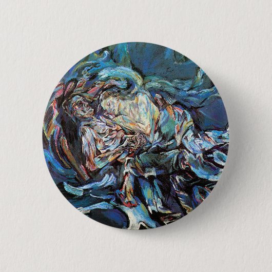 De wind (de Tempest) Ronde Button 5,7 Cm (Voorkant)