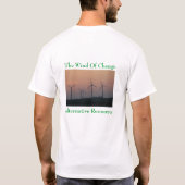 De wind van verandering - Go Green T-shirt (Achterkant)