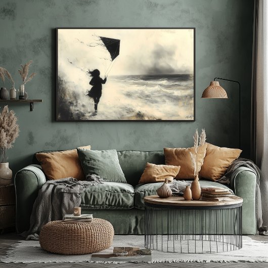 De wind vasthouden poster