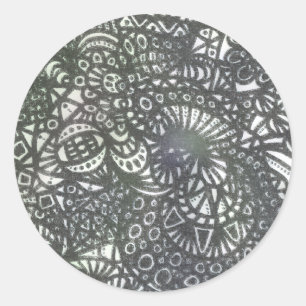 De windenergie A1 Ronde Sticker