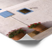 De windmolens van Mykonos op de Griekse eilanden Poster (Hoek)