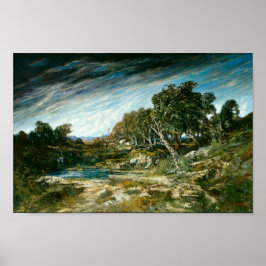 De windmolenstaart (Courbet 1865) Poster