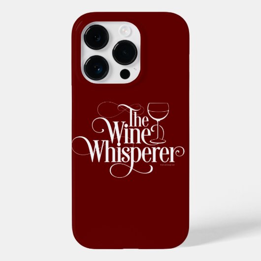 De Wine Whisperer Hoesje-Mate iPhone Case (Achterkant)