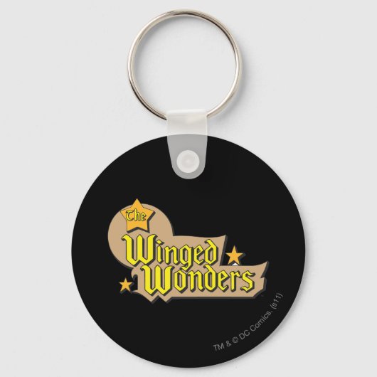 De Winged Wonders Logo Sleutelhanger (Voorkant)