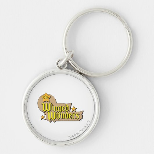 De Winged Wonders Logo Sleutelhanger (Voorkant)