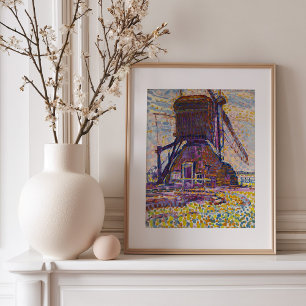De Winkel Molen Piet Mondrian Poster