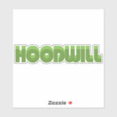 De winkel van de Goodwill Sticker (Vel)